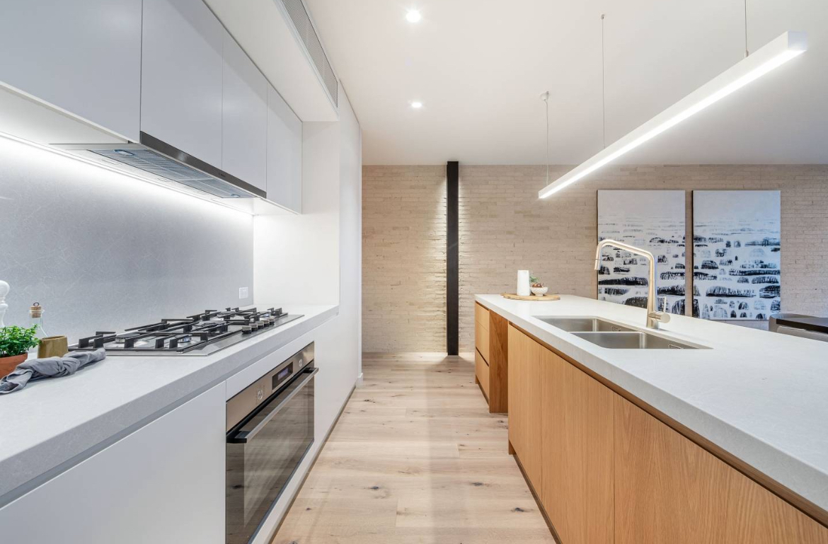 Kitchen repaint — Esplanade Brighton